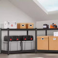 Étagères de Rangement, 1088 kg, Étagères de Garage Robustes à 4 Niveaux, 50,8 P x 101,6 L x 152,4 H cm, Étagères Métalliques Réglables pour Unité d'Étagères Industrielles