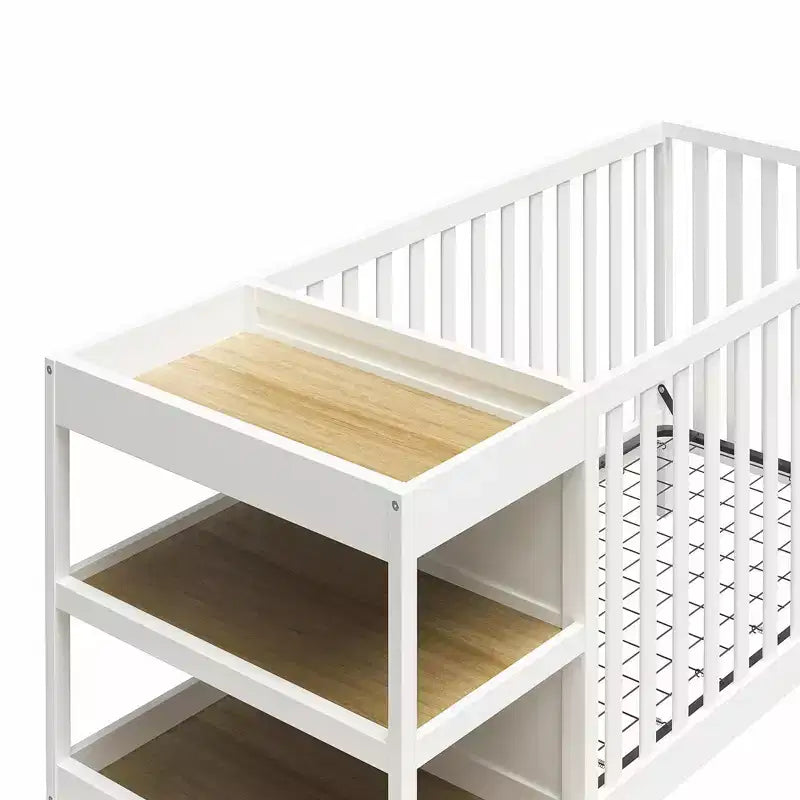 3-in-1 Convertible Crib & Changer Combo