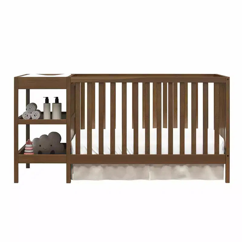 3-in-1 Convertible Crib & Changer Combo