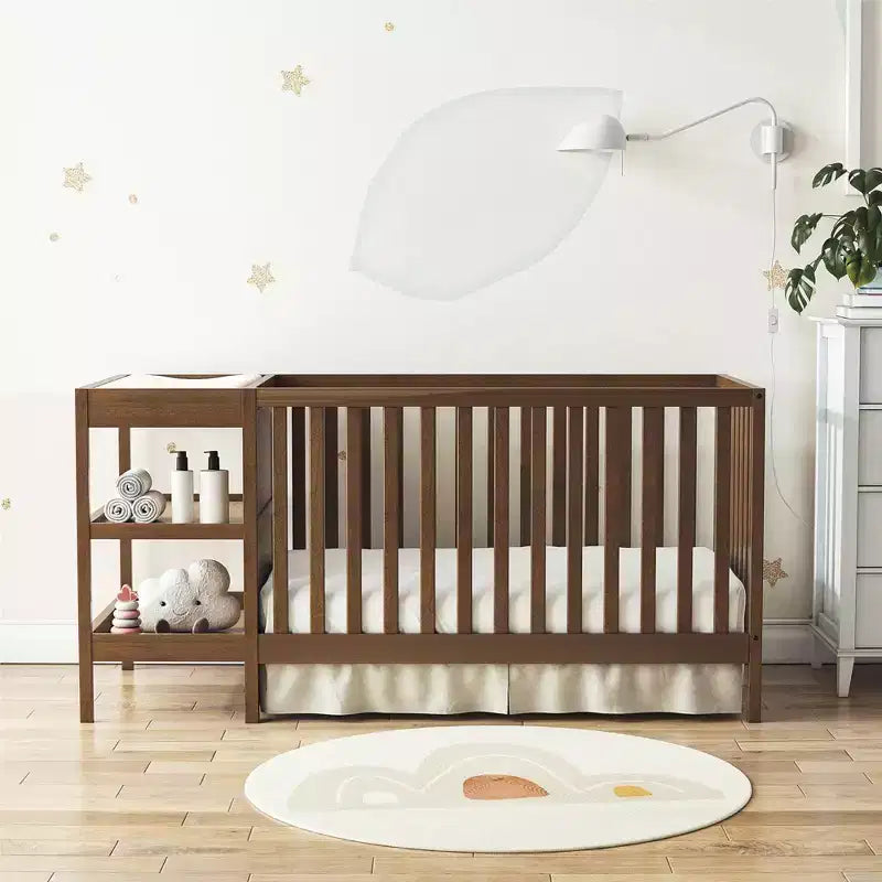 Baby Relax Ema 3-in-1 Convertible Crib & Changer Combo