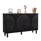 Spacious Countertop Buffet Cabinet 4-Tier Storage for Dishware Utensils