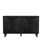 Spacious Countertop Buffet Cabinet 4-Tier Storage for Dishware Utensils