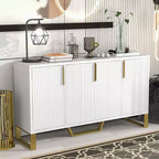 Gracie 60 Modern Sideboard Buffet Cabinet with Adjustable Shelves and Doors