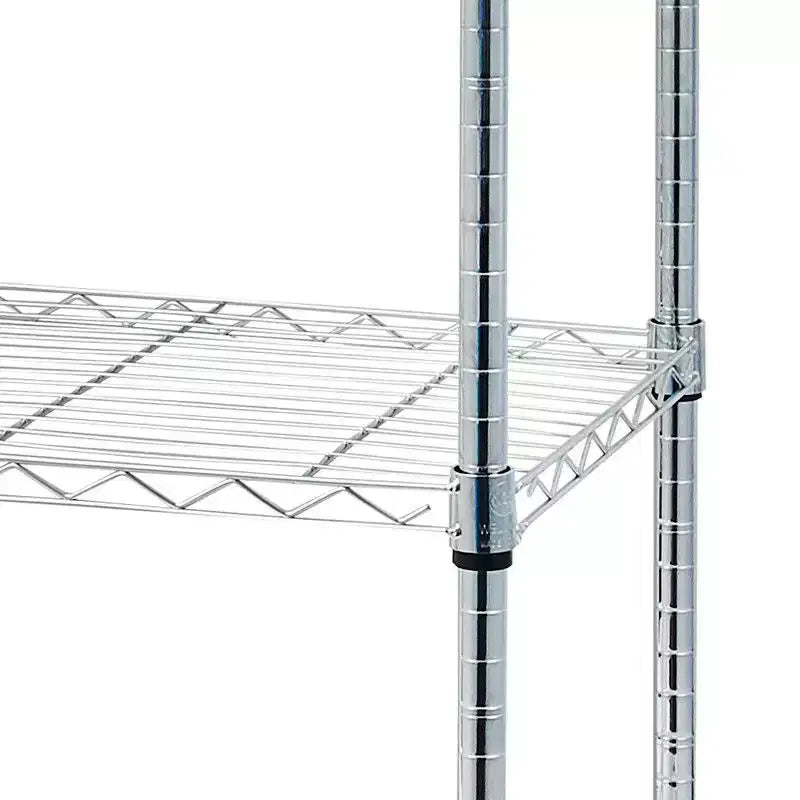 23.62 in.W Steel Height -Adjustable Shelving Unit with Wheels