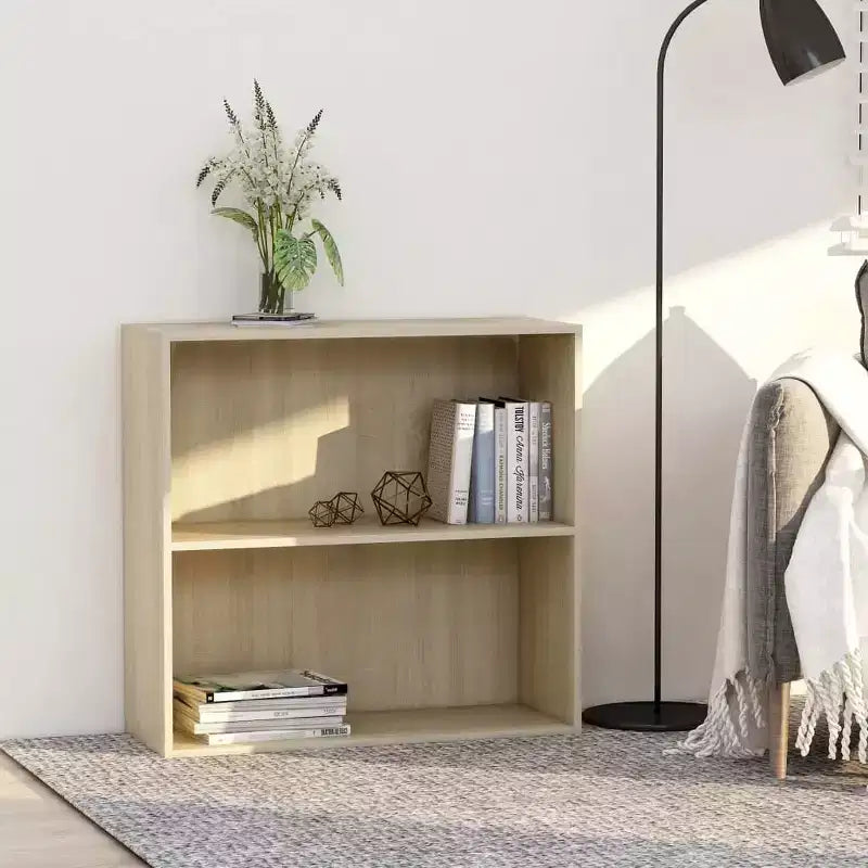 Book Cabinet Sonoma Oak Engineered Wood Medium Book Cabinet