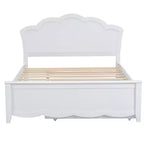 Queen Size Platform Bed?With Twin Size Trundle, Easy Assembly