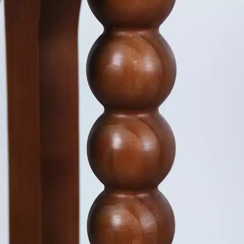 59'' Rustic Wood Console Table with Unique Spherical Legs