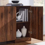 Sideboard Buffet Cabinet with Storage, 66 Buffet Table with 4 Doors, Modern Sideboards and Buffets for Kitchen, Dining Room, Living Room