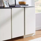 Sideboard Buffet Cabinet with Storage, 66 Buffet Table with 4 Doors, Modern Sideboards and Buffets for Kitchen, Dining Room, Living Room