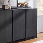 Sideboard Buffet Cabinet with Storage, 66 Buffet Table with 4 Doors, Modern Sideboards and Buffets for Kitchen, Dining Room, Living Room