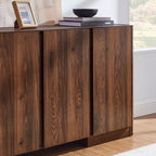 Sideboard Buffet Cabinet with Storage, 66 Buffet Table with 4 Doors, Modern Sideboards and Buffets for Kitchen, Dining Room, Living Room