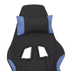 Gaming Chair Black and Cream Polyester Gaming Chair Rectangular