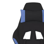 Gaming Chair Black and Cream Polyester Gaming Chair Rectangular