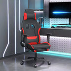 Gaming Chair Black and Cream Polyester Gaming Chair Rectangular