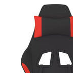 Gaming Chair Black and Cream Polyester Gaming Chair Rectangular