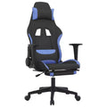 Gaming Chair Black and Cream Polyester Gaming Chair Rectangular