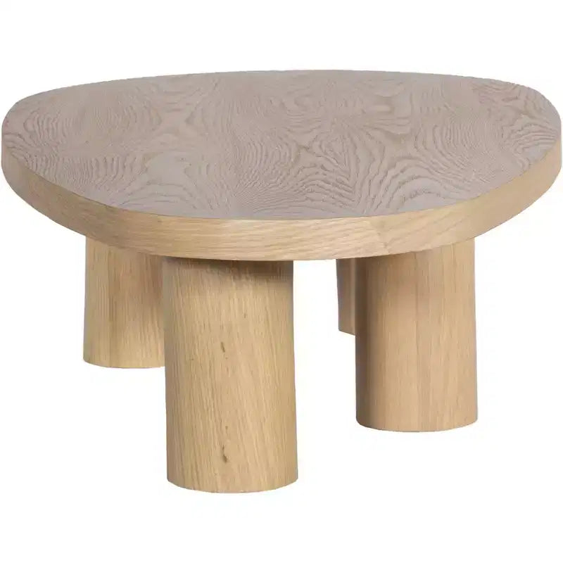Solid Oak Wood Coffee Table
