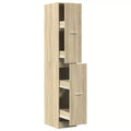 vidaXL Apothecary Cabinet Sonoma oak Engineered wood Tall