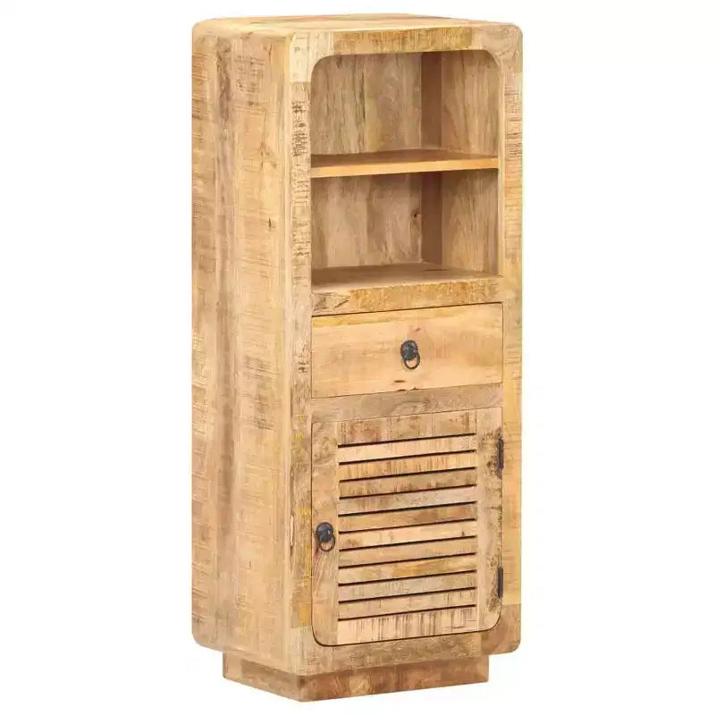 Highboard 17.7x12.6x43.3 Rough Mango Wood