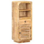 Highboard 17.7x12.6x43.3 Rough Mango Wood