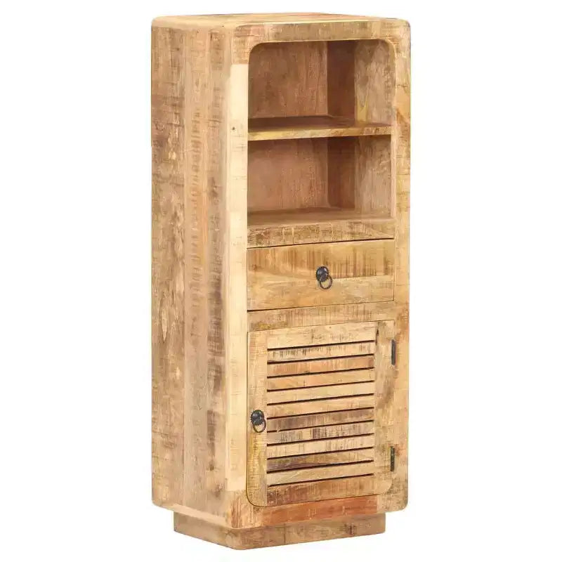 Highboard 17.7x12.6x43.3 Rough Mango Wood