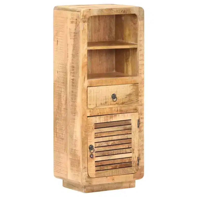 Highboard 17.7x12.6x43.3 Rough Mango Wood