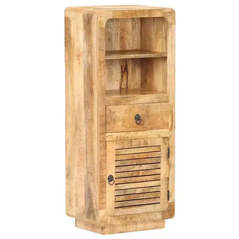 Highboard 17.7x12.6x43.3 Rough Mango Wood