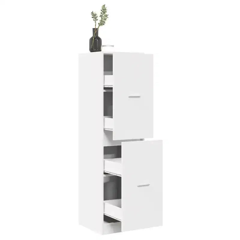 Apothecary Cabinet White Engineered wood Medium