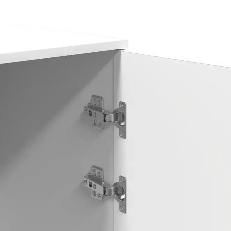 Storage Cabinet White Engineered wood Medium Storage Cabinet