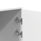 Storage Cabinet White Engineered wood Medium Storage Cabinet