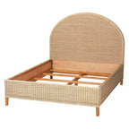 bali & Queen Size  Bed Sun-Bleached Rattan