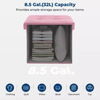 16 Folding Velvet Storage Ottoman Bench Toy Chest Footstool Hold up to 330 lb For Bedroom Living Room