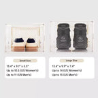 12pk Stackable Shoe Box Storage