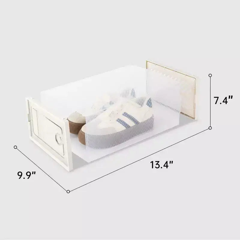 12pk Stackable Shoe Box Storage