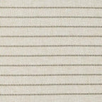 Metal Ottoman Performance Stripe Fabric